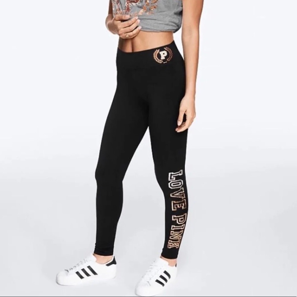 New VS PINK BLING LEGGINGS